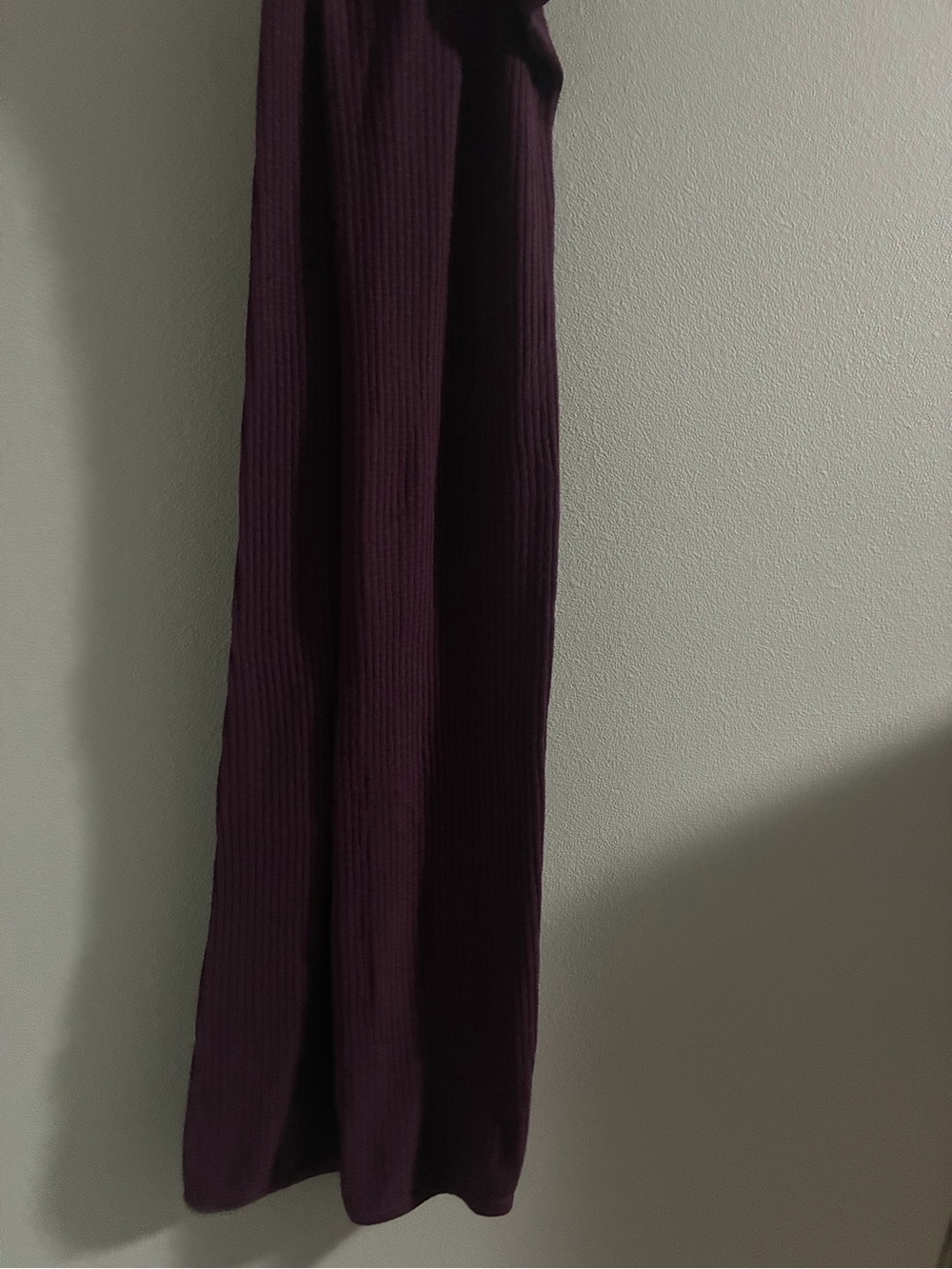 RubiaWear purple full-length leg warmers size M